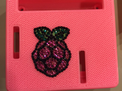 3Dプリンターで作ったRaspberry Piケースを鬼のデコ電してみた（番外編）