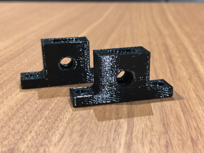 3Dプリンタを使って印刷するとこんなかんじです。